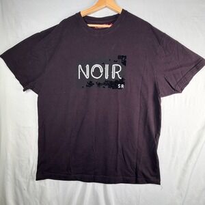 Strivers Row NOIR SR Graphic T-Shirt Mens 2XL Black Short Sleeve Streetwear Tee